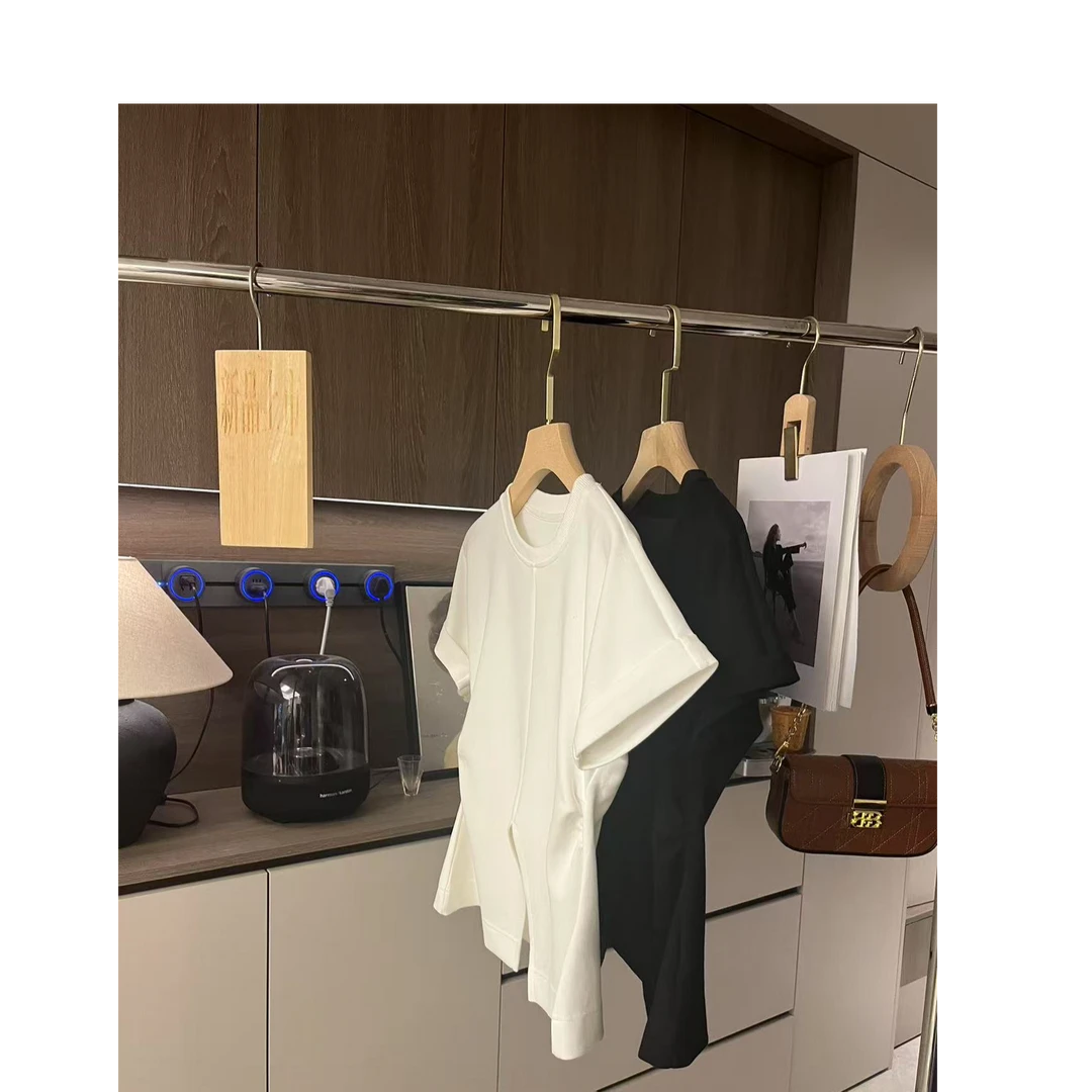 T恤 女上衣经典百搭显瘦遮肉时尚款T恤