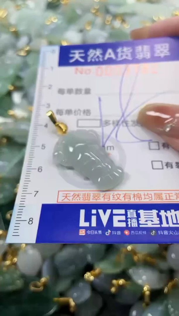 颈饰未镶嵌翡翠天然A货翡翠