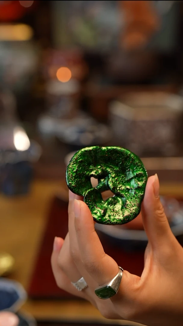 灵芝盖置 景德镇陶瓷福利款