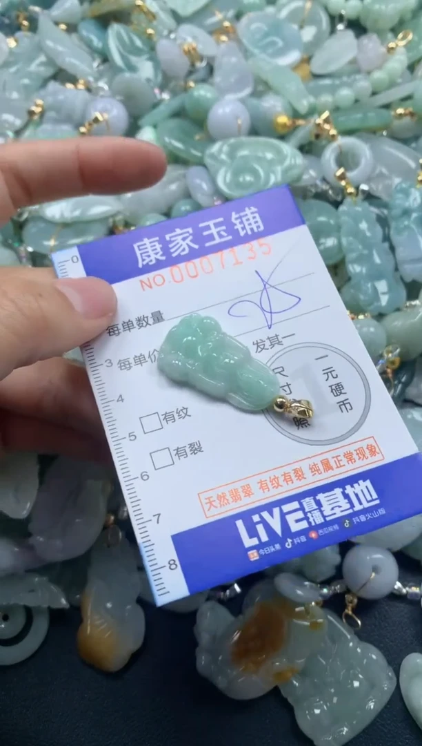颈饰未镶嵌翡翠7135