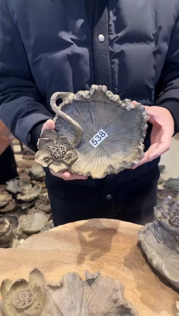 木538号乌木金丝楠果盘