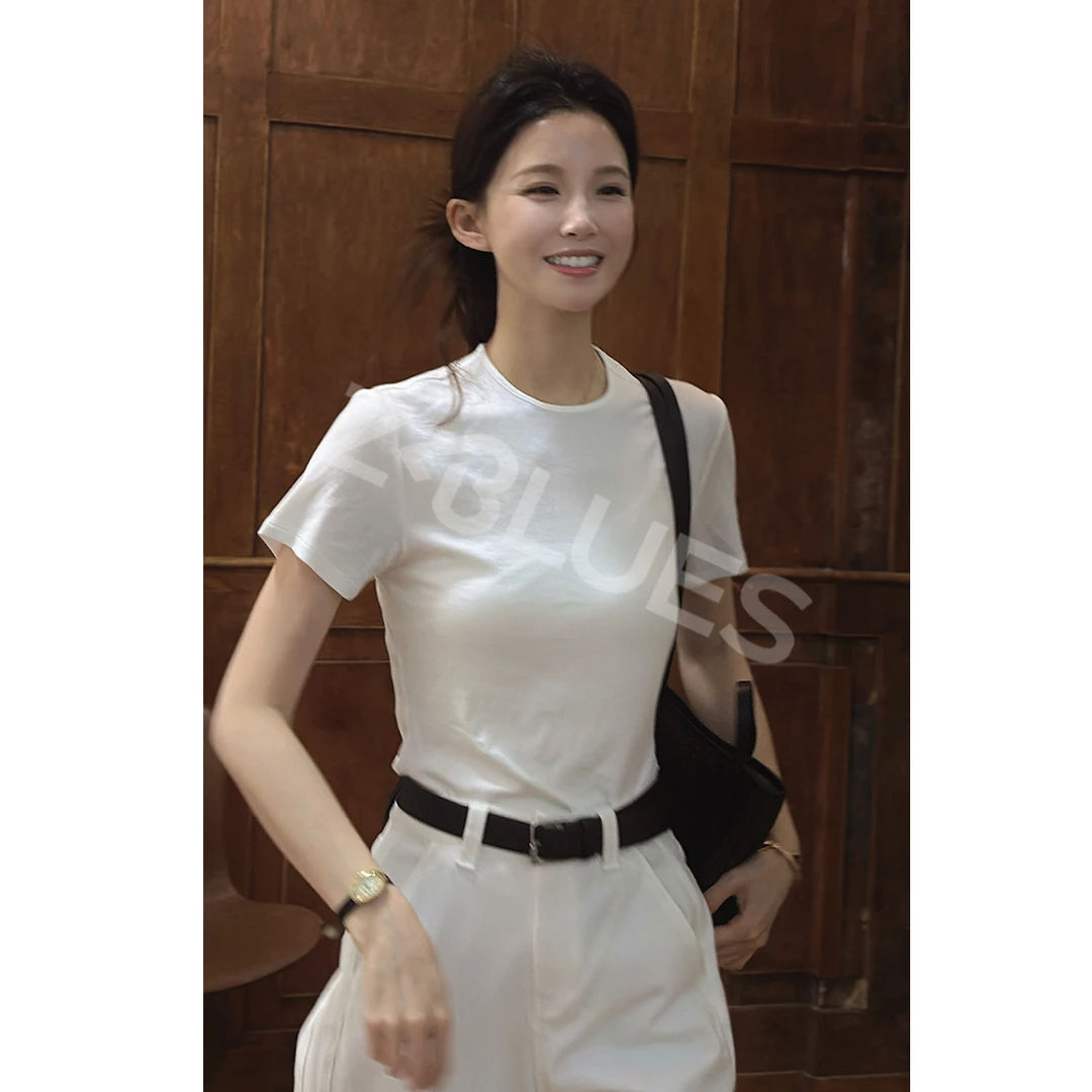 Z.blues【优秀内搭】ANGEL WOOL羊毛混纺合身版T恤YZRCFS0943