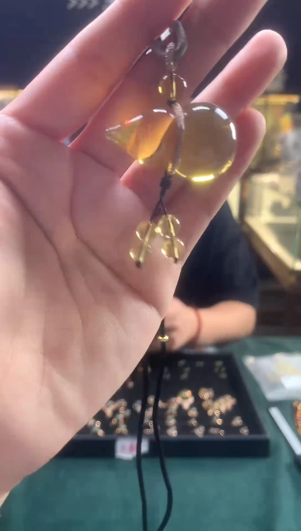 琥珀颈饰未镶嵌多米矿工严选