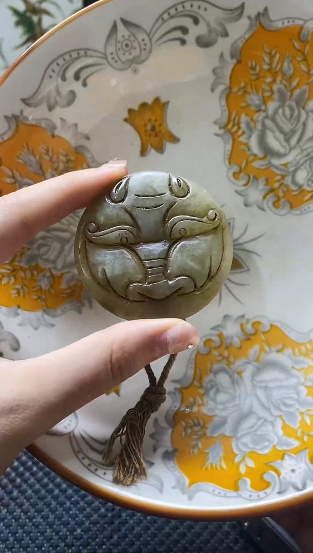 瓷片瓷片 瓷器 摆件 1个