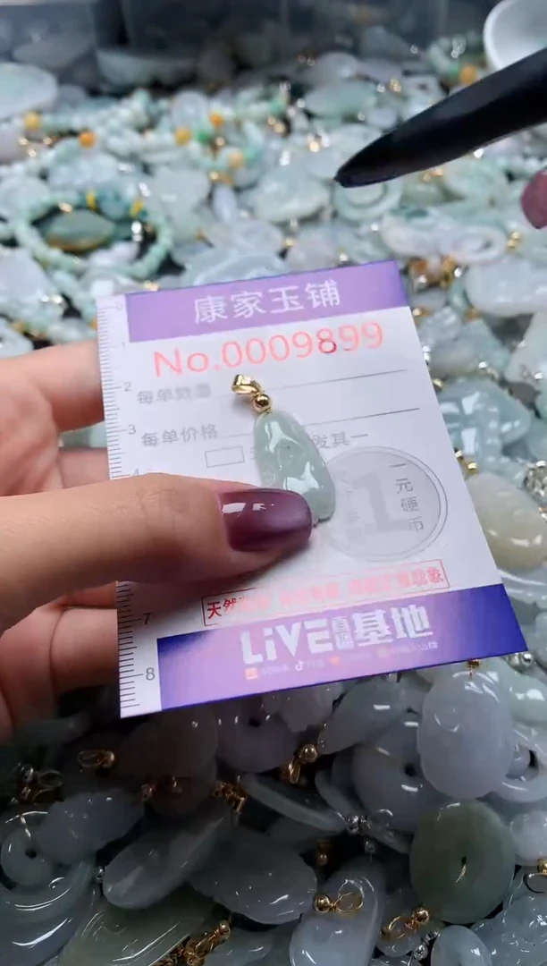 翡翠未镶嵌吊坠(不含链)9899