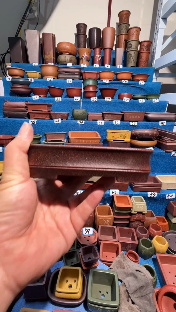 【闪购商品】紫砂紫砂花盆13*9*2.5