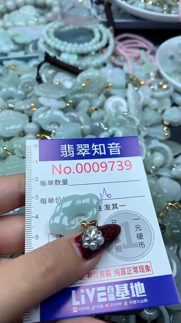 吊坠(不含链)未镶嵌翡翠9739