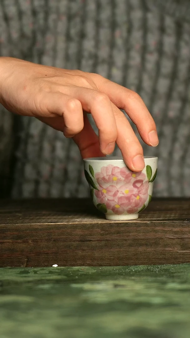 陶瓷青诗集手工手绘瓷器