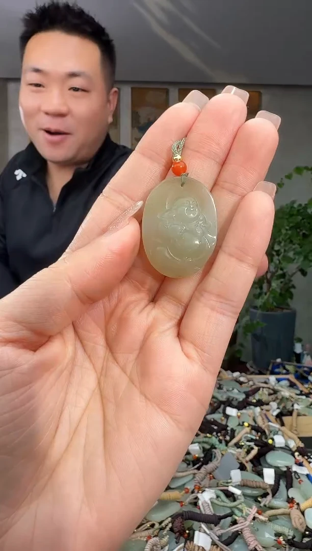 颈饰未镶嵌和田玉拍一发一多样性发货