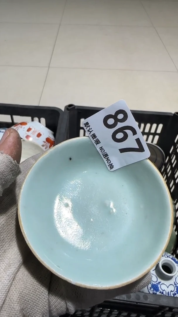 瓷片詹*福亿容工艺品867