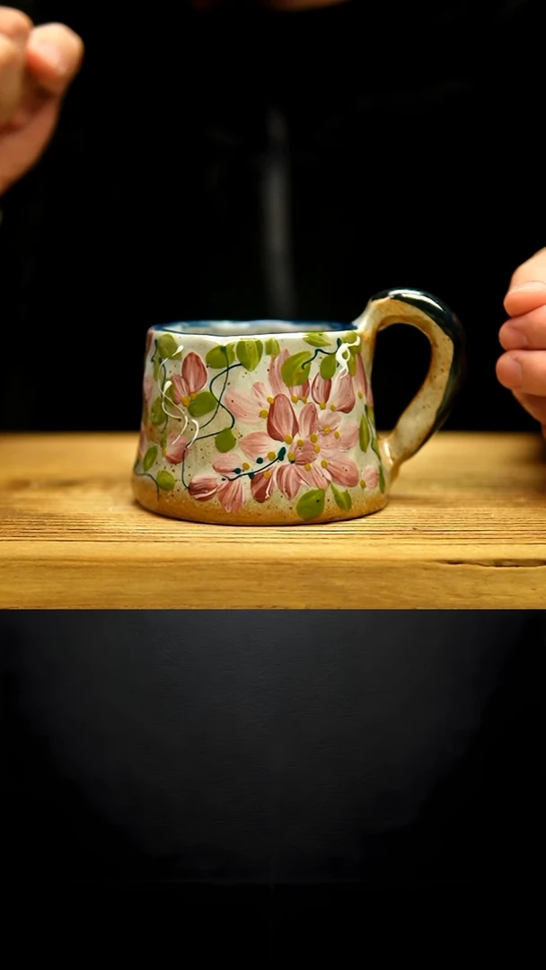 @@陶园瓷舍@@纯手工手绘@高温釉下彩