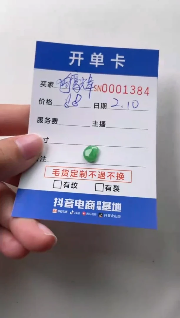 【闪购商品】翡翠颈饰未镶嵌00001384