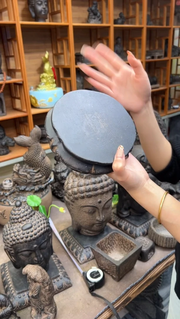 陶土【火山泥】金箍坛底座