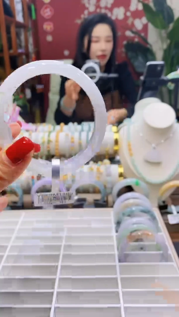 【闪购商品】翡翠手镯未镶嵌38冰紫57.8/11.3*7.5