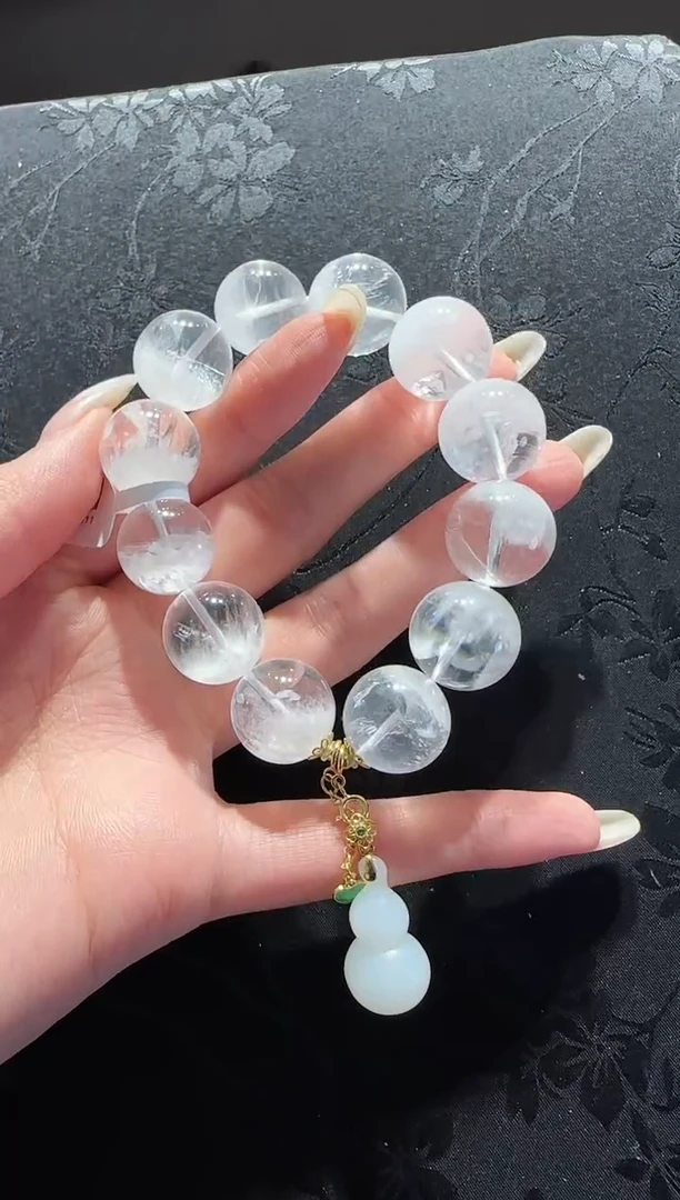 【闪购商品】水晶手串未镶嵌水晶白幽灵手串设计款