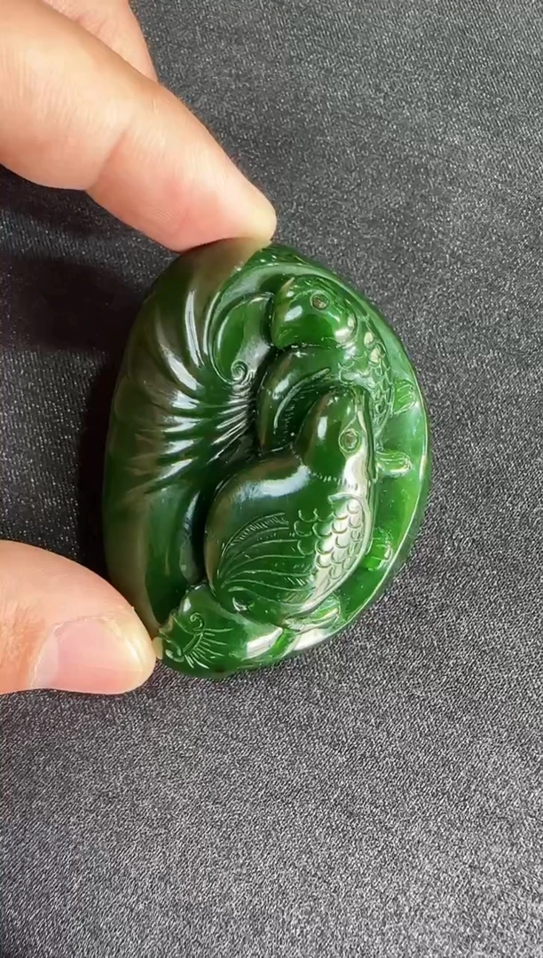 【闪购商品】和田玉（碧玉）手把件未镶嵌安居乐业