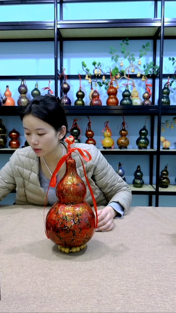 大漆工艺品天然酒壶