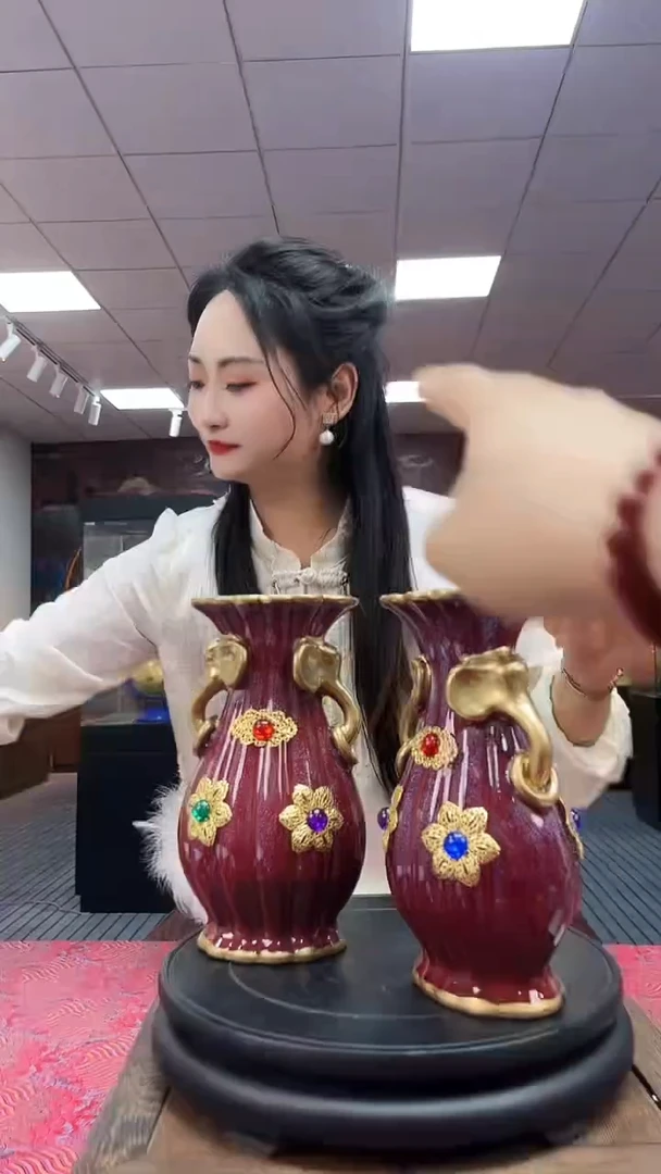 【闪购商品】摆件H08瓷批发不固定/对
