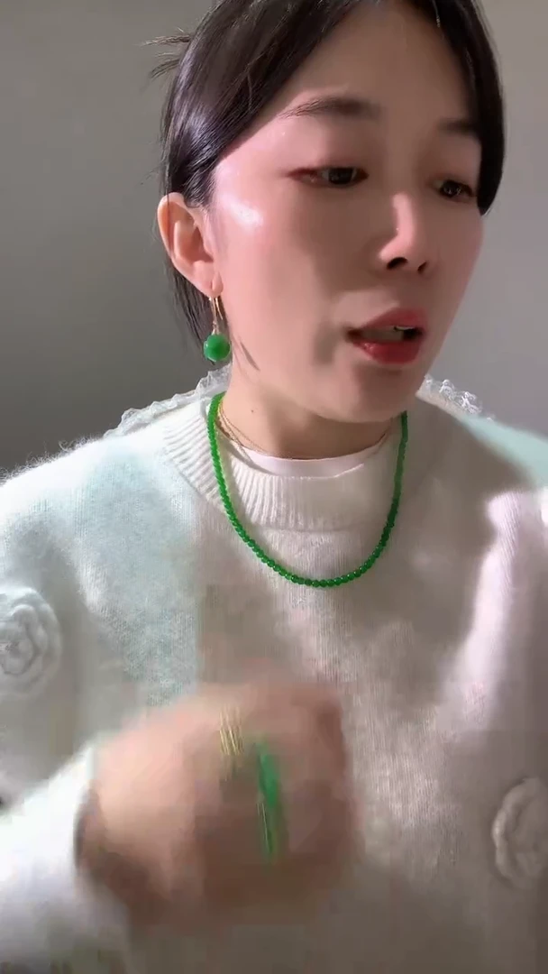 颈饰未镶嵌翡翠4小米珠项链