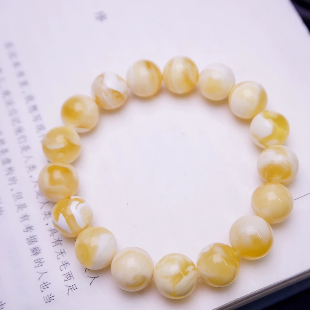 臻品气质金骨瓷白手串