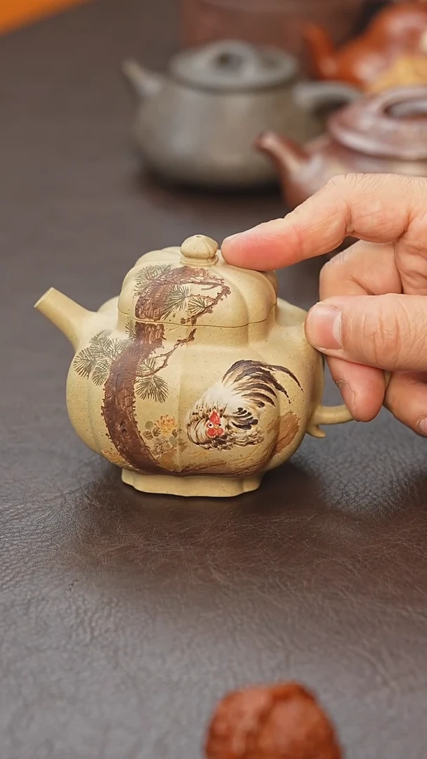 茶壶紫砂原矿高端紫砂 筋纹