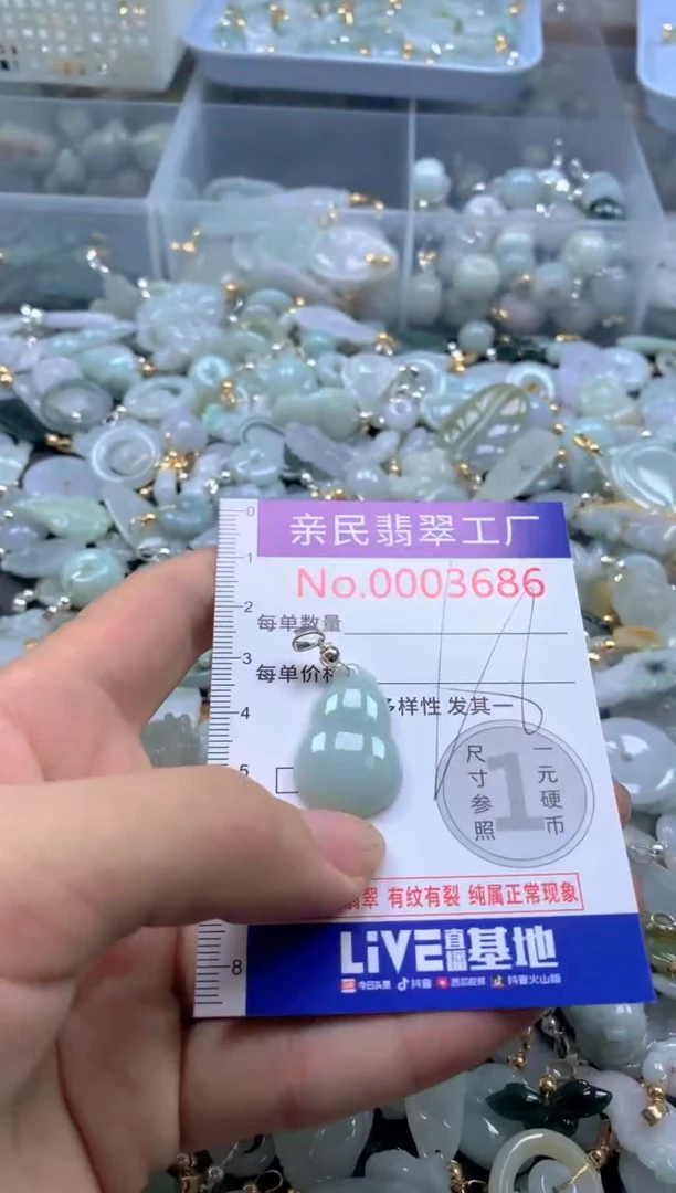 颈饰未镶嵌翡翠3686