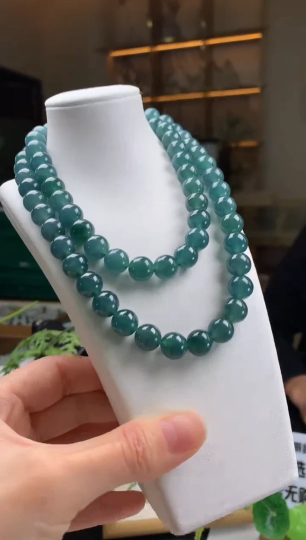 【闪购商品】定制翡翠未镶嵌珠串-92680