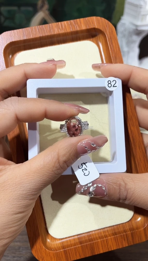 【闪购商品】水晶戒指银S925镶嵌定制