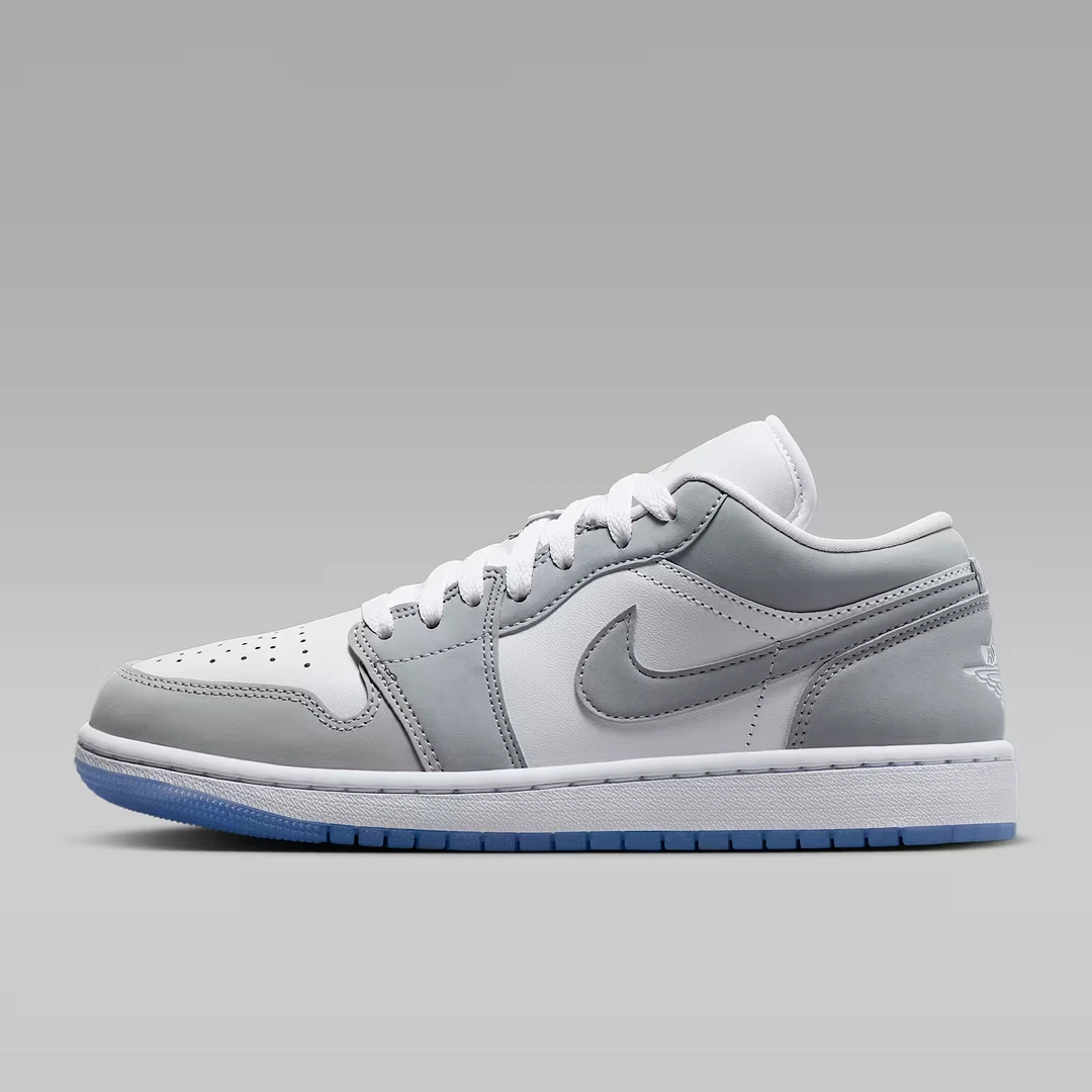 Nike/耐克官方正品 AJ1 男女同款小迪奥简约白灰板鞋 DC0774-105