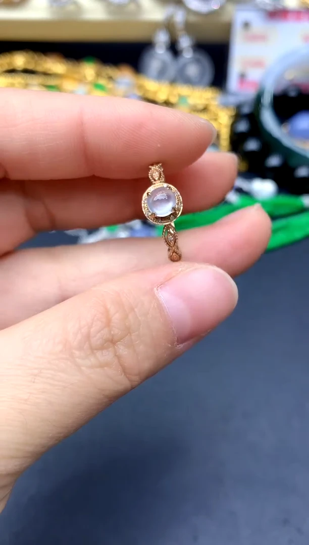 18K金镶嵌戒指翡翠76 -中国好珍宝