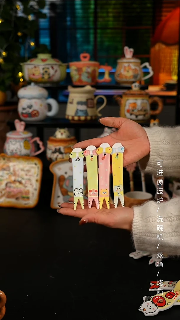 陶瓷便携款景德镇高温釉下彩纯手绘创意瓷