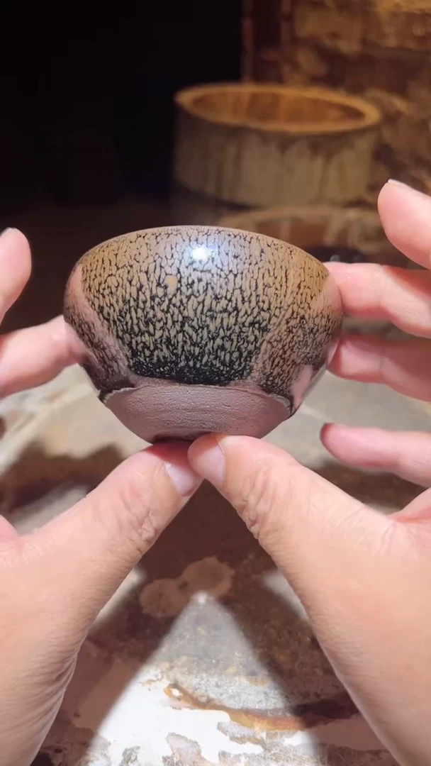 茶盏79柴烧建盏主人杯