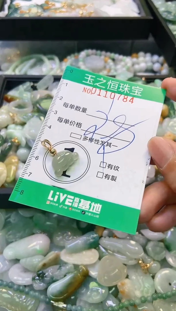翡翠未镶嵌颈饰闪购0110784