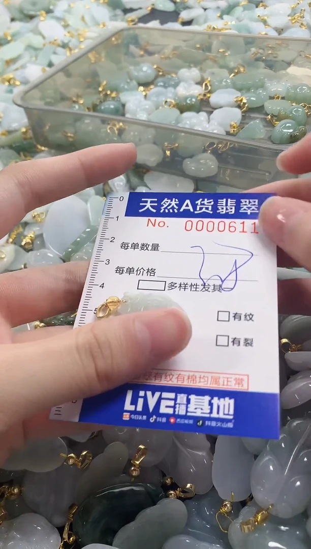 颈饰未镶嵌翡翠天然a货翡翠