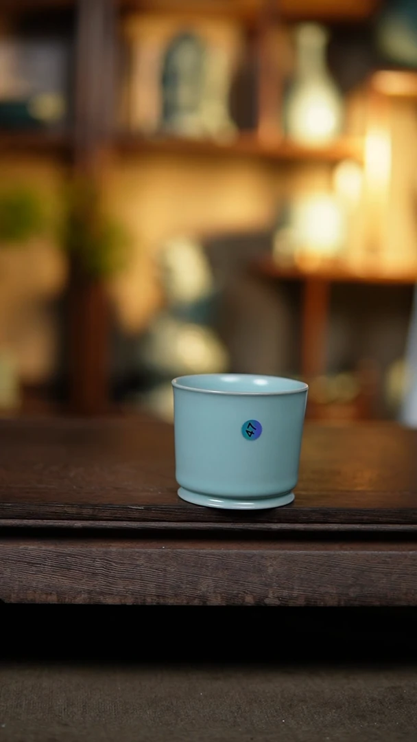 【闪购商品】杯仿古宋臻纯手工容天杯瑕47