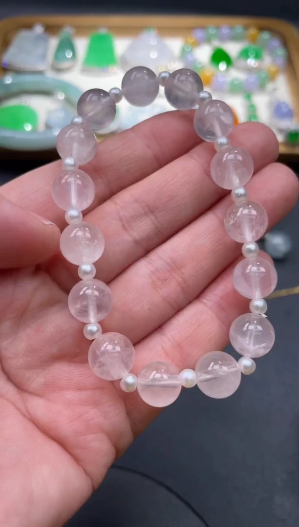 珠串未镶嵌水晶32.......