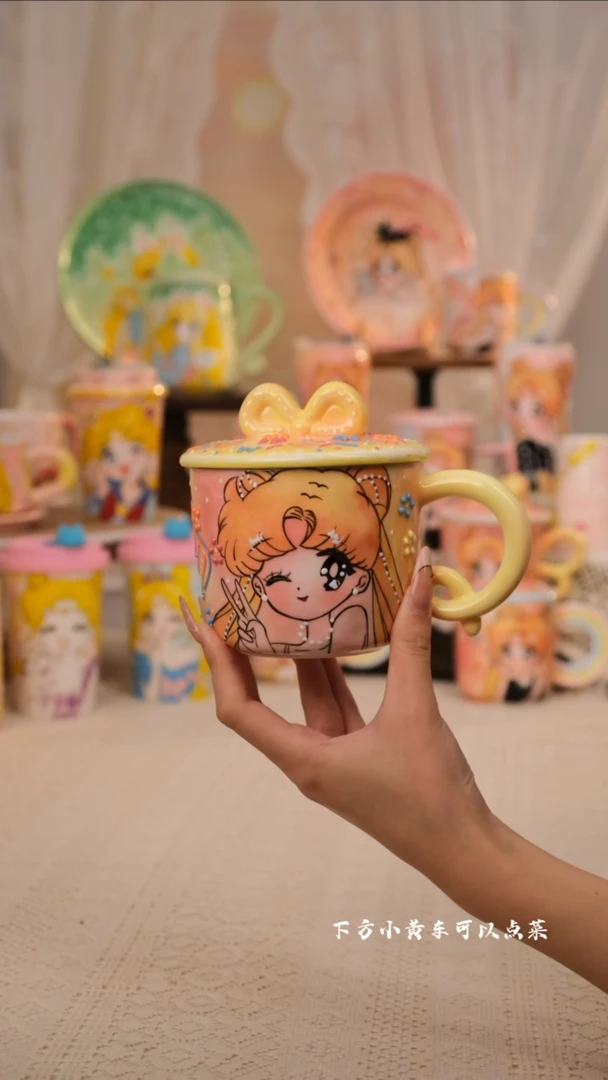 杯子手工创意设计款陶瓷