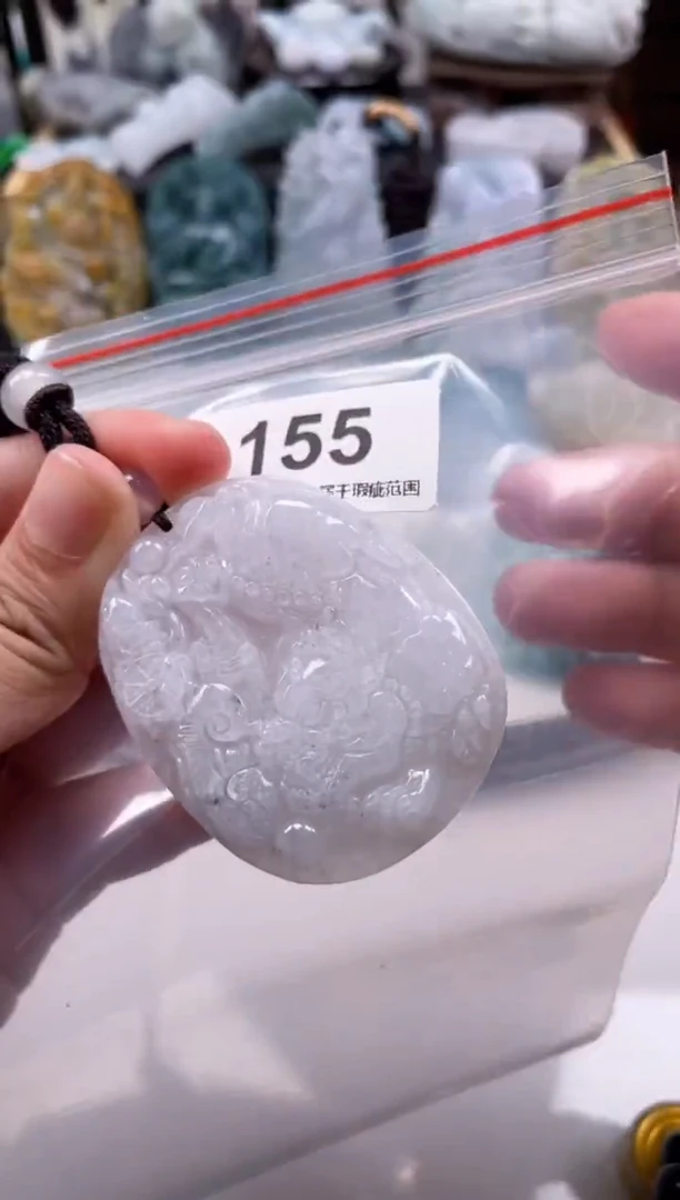 【闪购商品】翡翠颈饰未镶嵌天然缅甸A货翡翠155