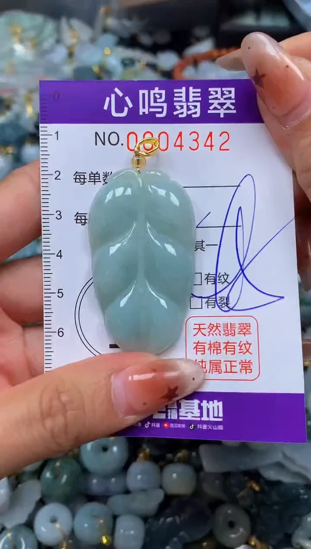 翡翠未镶嵌颈饰闪购004342