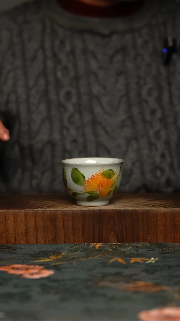 瓷片釉下彩手工手绘同款陶器