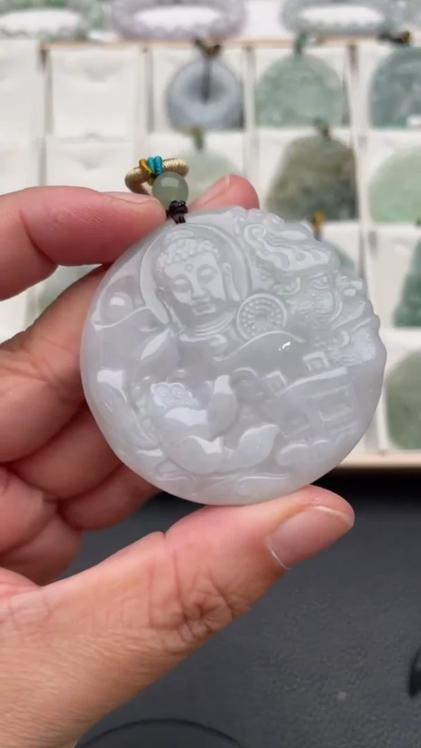 颈饰未镶嵌翡翠天然缅甸翡翠A货190