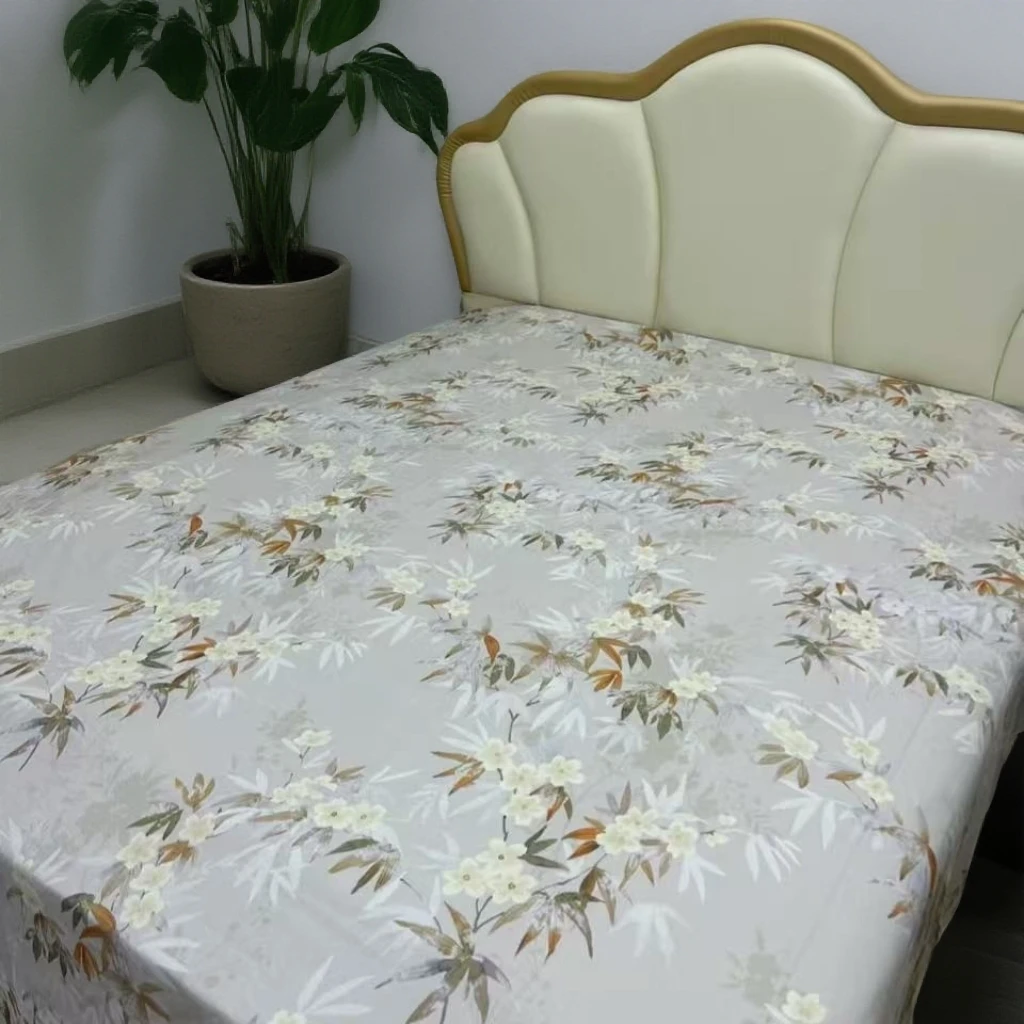 高端亲肤棉被罩--青溪花漫