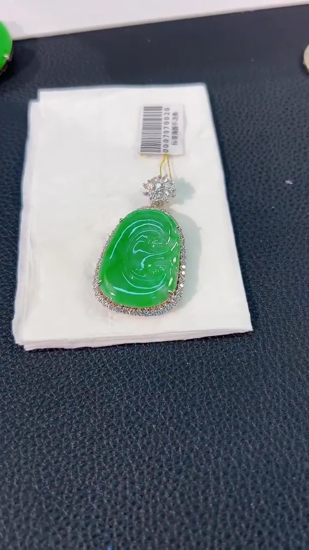 颈饰未镶嵌翡翠 缅料A货/支持复检/一件