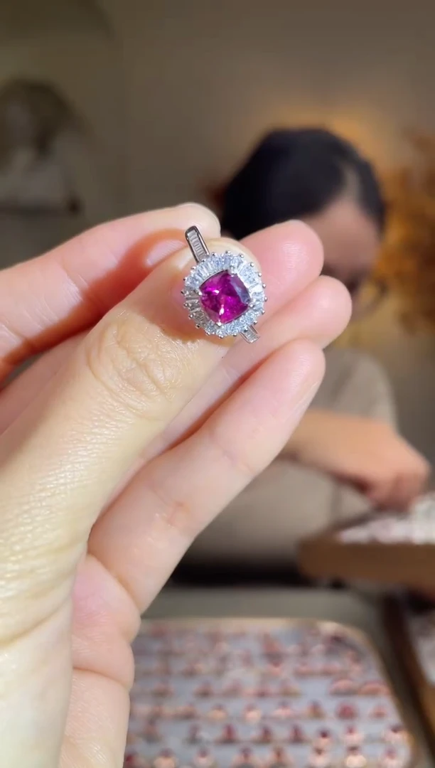 银S925镶嵌手饰碧玺手饰