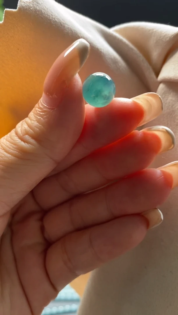 未镶嵌手链翡翠散珠卡10MM圆珠