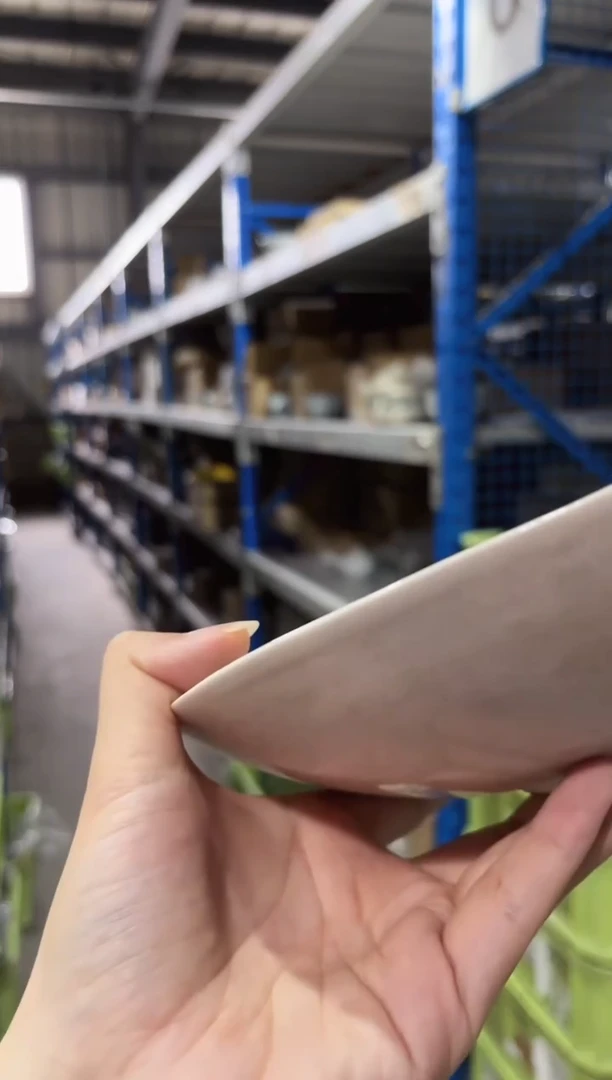 瓷酸化桜 うすで浅鉢（大）