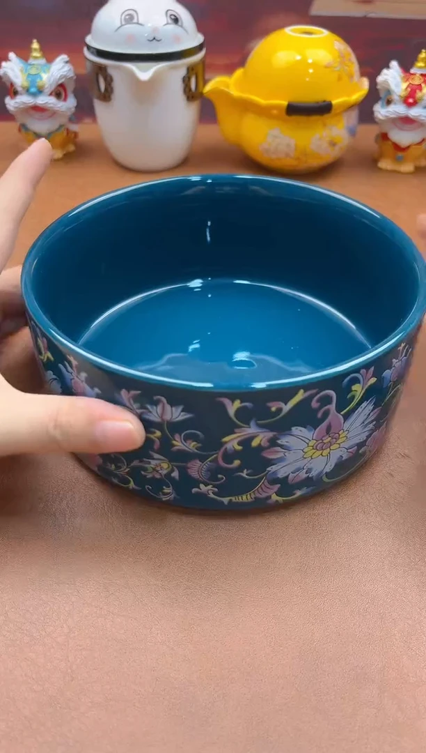 陶瓷茶具摆件旅行套组