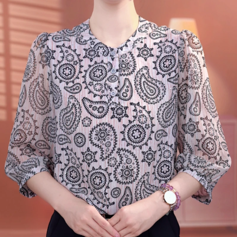 C168【出口原单】优雅时尚气质显瘦衬衫-香菜