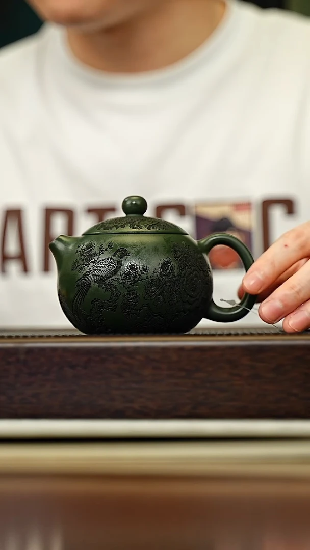 茶壶紫砂宜兴原矿 手工 紫砂壶容量270CC