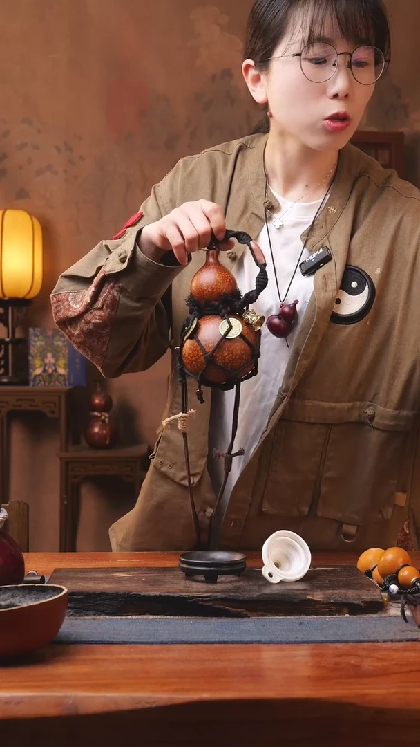 【闪购商品】110A号精品大漆葫芦防腐防渗装水茶酒